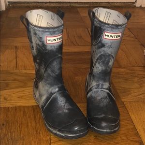 Navy Hunter Rainboots